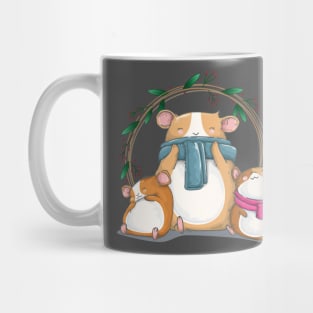 Happy Cute Guinea Pig Family Mug